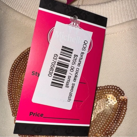 Fortune Cookie Sweatshirt by Queen of Sparkles. - Picture 4 of 5